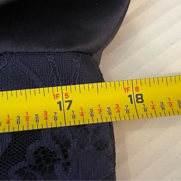 Hayley Paige Navy Maxi Dress Size 14 - Picture 11 of 13